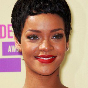 Rihanna Latest Short Pixie Haircut