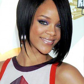 Rihanna Long Bob Hairstyle