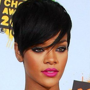 Rihanna Short Black Haircut