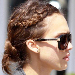 Romantic Braided Bun Hairstyle