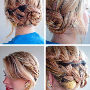 Romantic Double Waterfall Braid