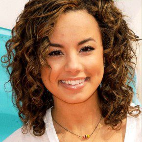 Savannah Jayde Medium Curly Hairstyle