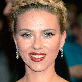 Scarlett Johansson Braided Updo