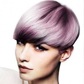 Scene Hairstyles Short Purple