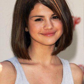 Selena Gomez Short Bob Hairstyle