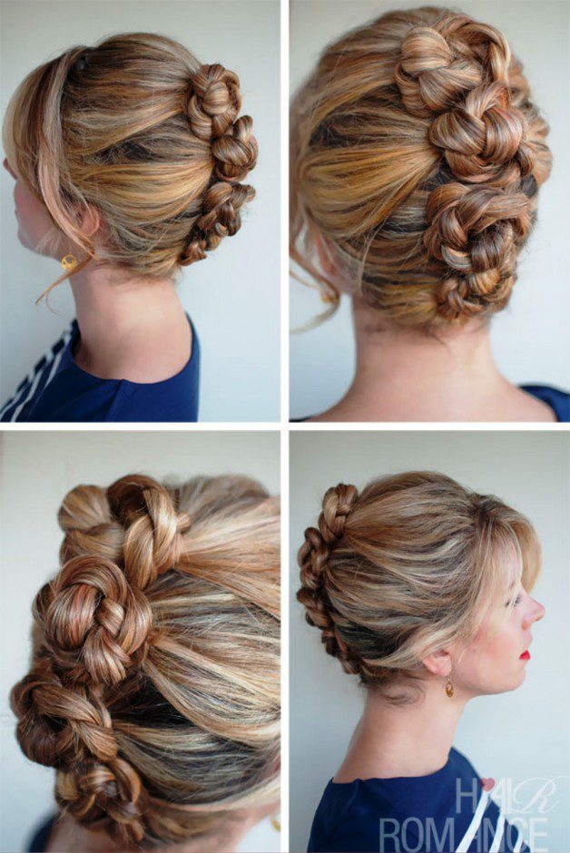 French Roll Hairstyle With Braids - Braided Bun Hairstyles For Black Hair