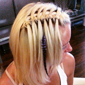 Sexy Waterfall Braid Hairstyles 2013