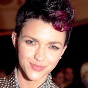 Short Colored Fauxhawk Hairstyle