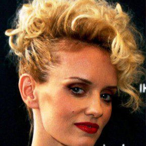 Short Curly Faux Hawk Hairstyle