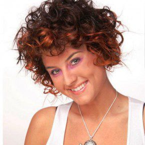 Short Hairstyles For Curly Hair Color