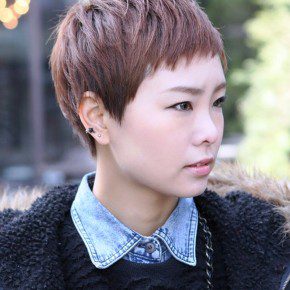 Short Layered Boyish Haircut