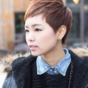 Short Layered Boyish Hairstyle