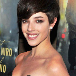 Short Layered Hairstyle With Bangs