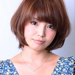 Short Straight Japanese Hairstyle