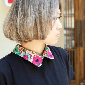 Side View Of Cute Japanese Short Bob Cut