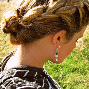 Side View Of French Braid