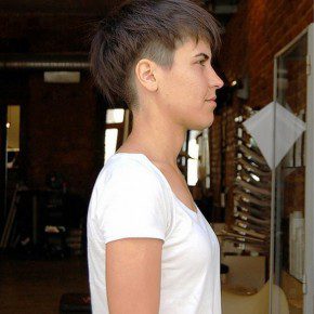 Side View Of Trendy Short Haircuts For Women