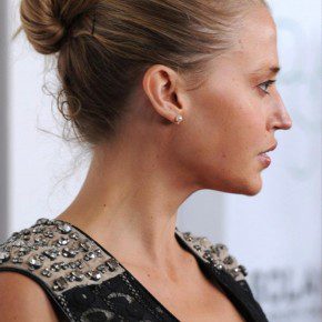 Simple Bun Updo Hairstyles