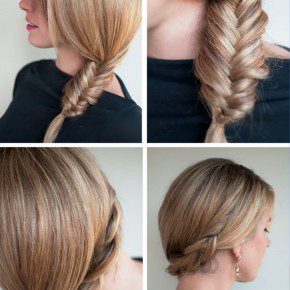 Simple Casual Fishtail Side Braid