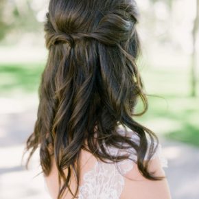 Simple Half Updo