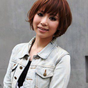 Stylish Short Japanese Brown Haircut