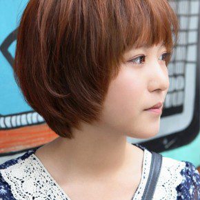 Sweet Layered Short Korean Hairstyle