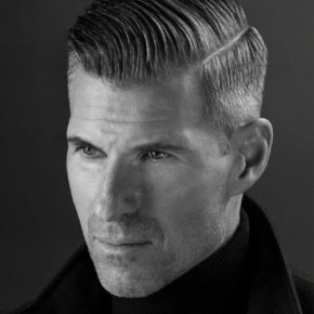 Tapered Haircut and Neat Side-Parted