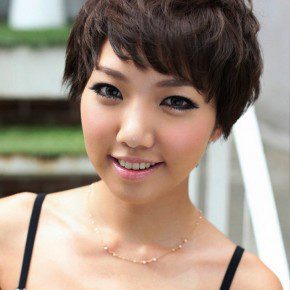 Textured Short Haircut For Women