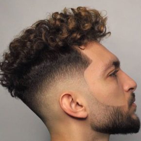 Thick Curly Hair Taper Fade