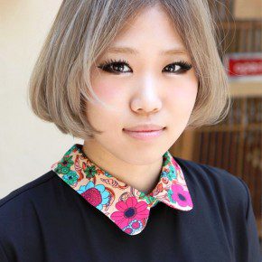 Trendy Short Bob Hairstyle For Asian Girls