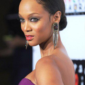 Tyra Banks Bun Updo For Thin Hair