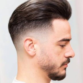 Undercut Fade Pomp with Beard