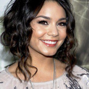 Vanessa Hudgens Cute Loose Bun Updo With Curls