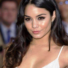 Vanessa Hudgens Long Black Curly Hairstyle