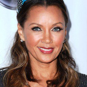 Vanessa Williams Wavy Curly Half Up Half Down Hairstyle