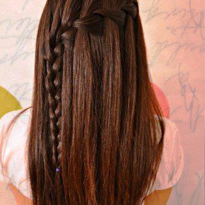 Waterfall Braid For Long Straight Hair 1