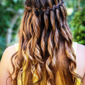 Waterfall Braid For Ombre Hair