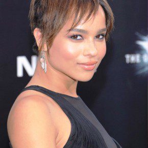 Zoe Kravitz Short Straight Haircut 2013