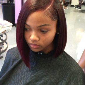 black bob hairstyles with weave