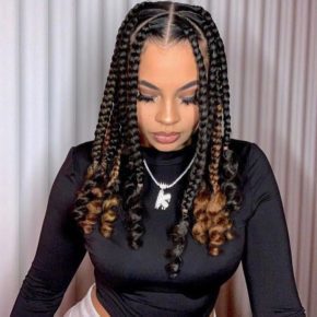 black braided hairstyles 2021