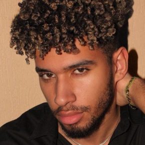 black curly hairstyles men