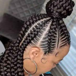 black hair easy braided hairstyles