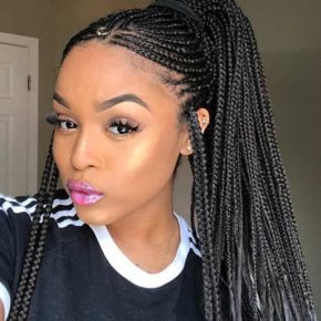 braided hairstyles with weave