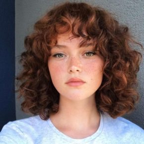 chubby face short curly hairstyles