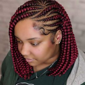 cornrow bob hairstyles