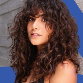 curly hairstyles with bangs