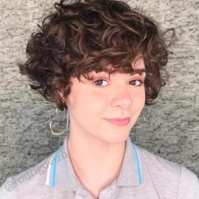 curly short hairstyles