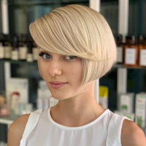 ear length sassy short bob hairstyles