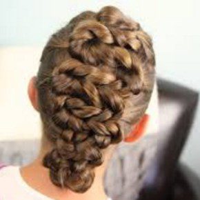 easter braids girls hairstyle