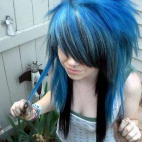 emo choppy layered hairstyles